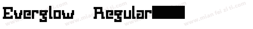 Everglow Regular字体转换